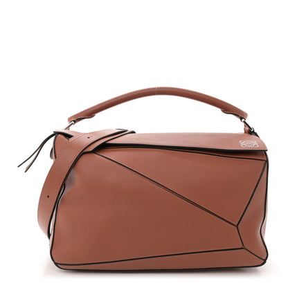Loewe Calfskin Large Puzzle Bag Tan 1 of 10