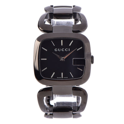 Gucci PVD Stainless Steel 32mm G-Gucci Square Quartz Watch Black 1 of 7