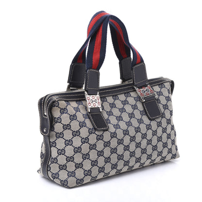 Gucci GG Monogram Web Pop Tote Navy 2 of 9