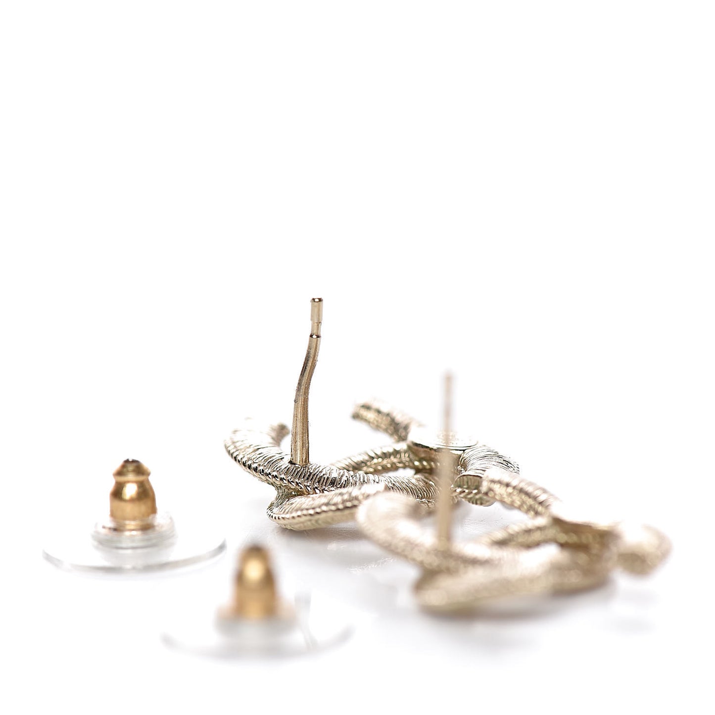 Pearl CC Earrings Gold