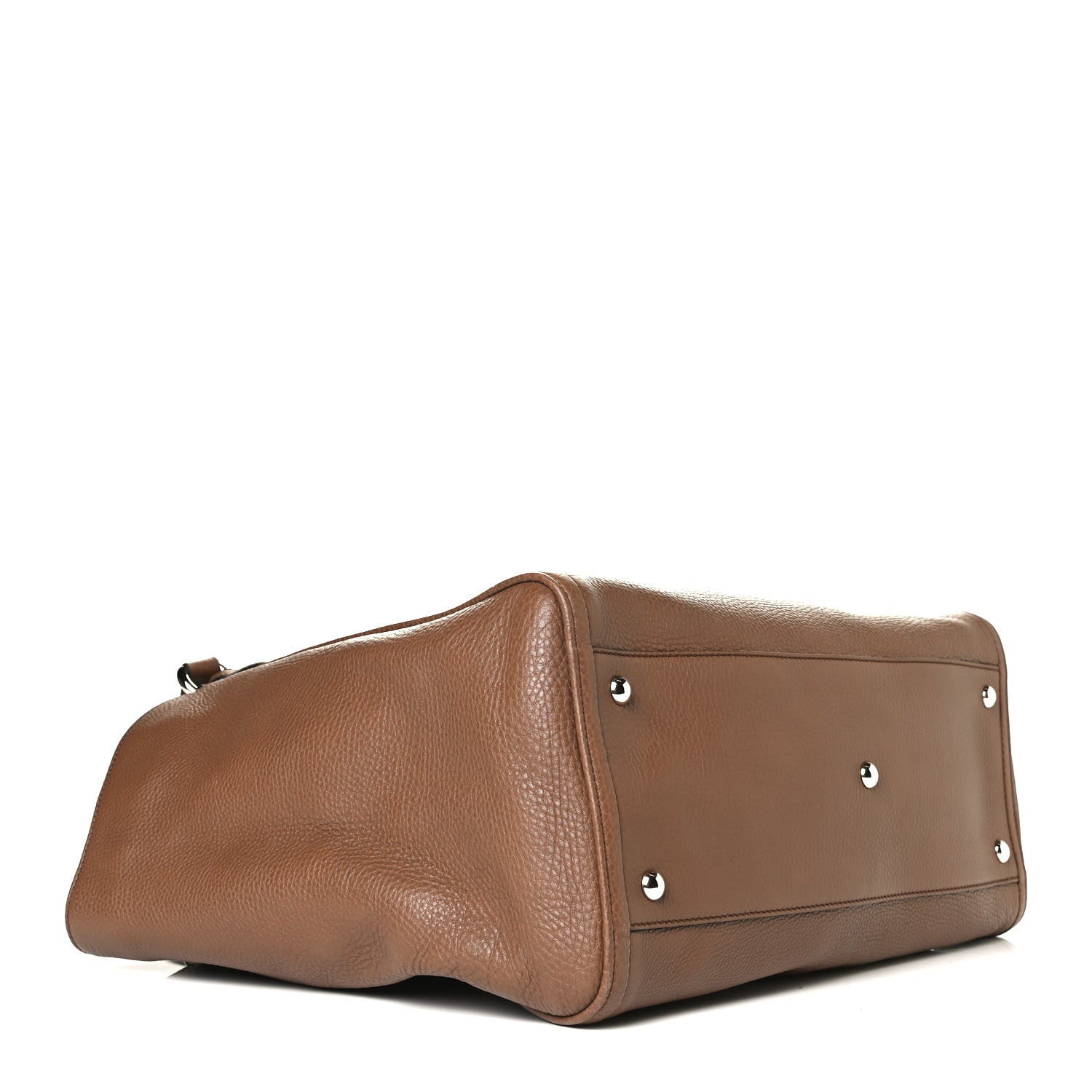 Gucci Pebbled Calfskin Medium Soho Shoulder Bag Brown 4 of 13