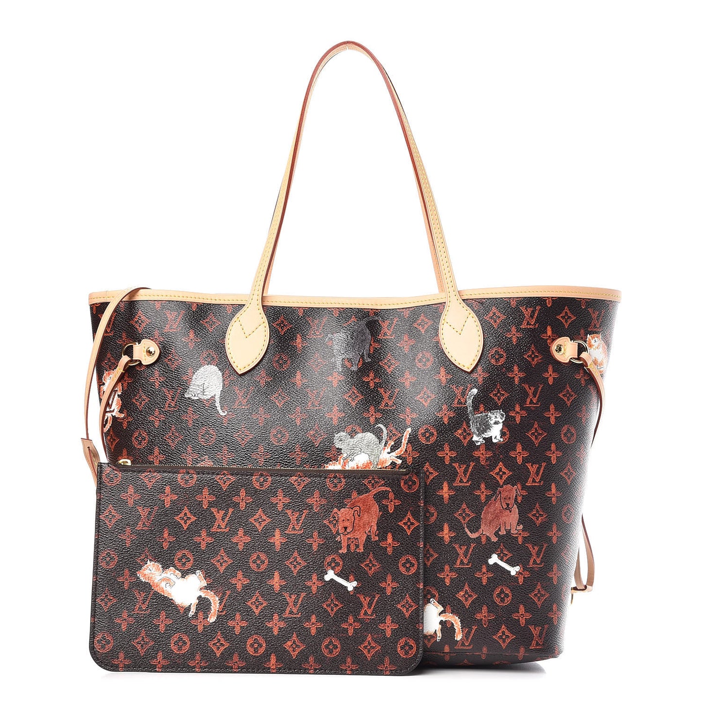 Catogram Neverfull MM Marron