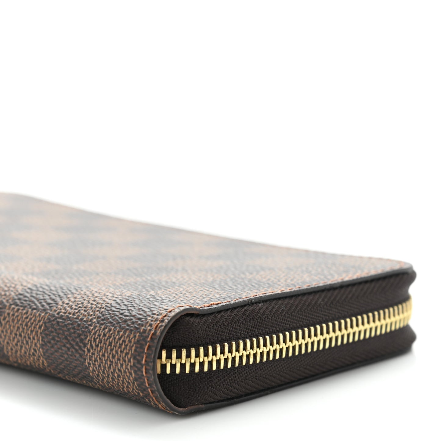 Damier Ebene Zippy Wallet Rose Ballerine