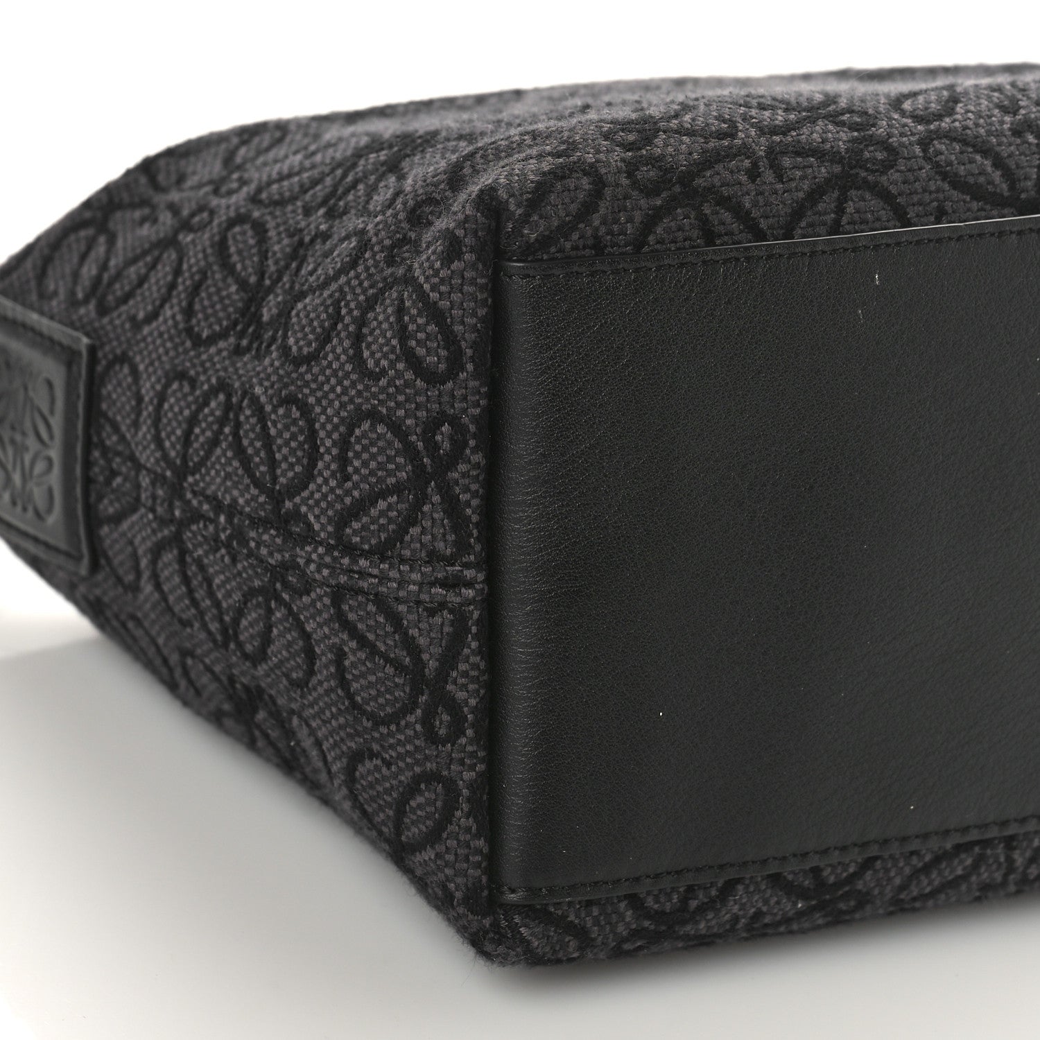 Loewe Jacquard Anagram Calfskin Small Cubi Bag Anthracite Black 7 of 8