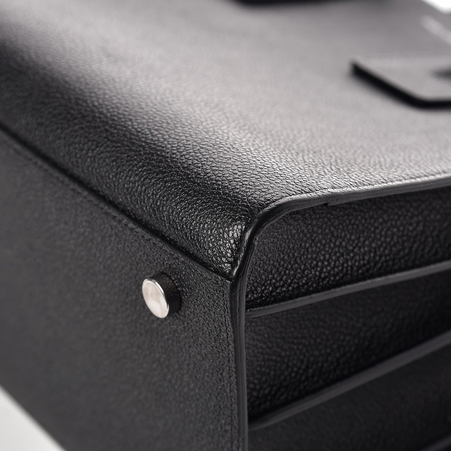 Saint Laurent Grained Calfskin Small Sac De Jour Black 14 of 17