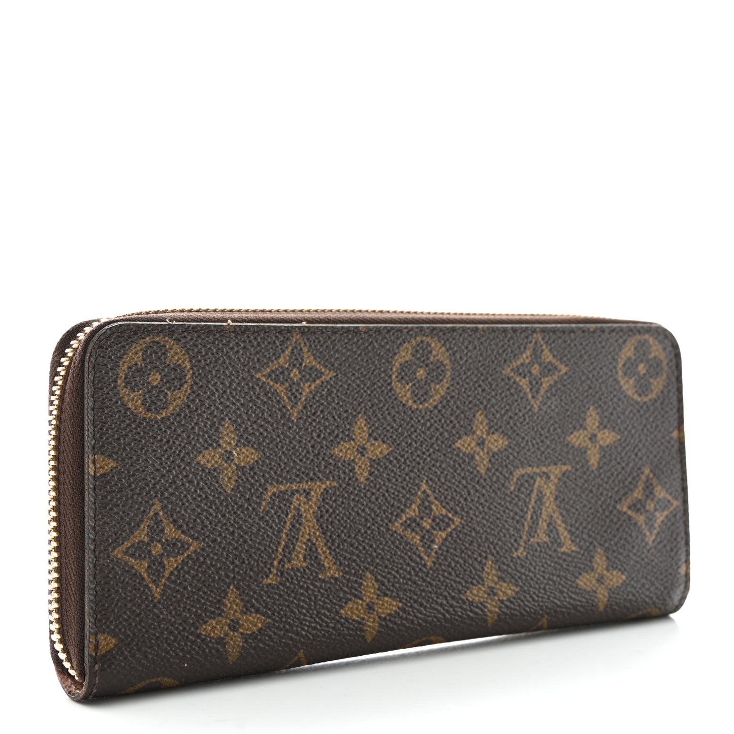 Monogram Clemence Wallet Rose Ballerine