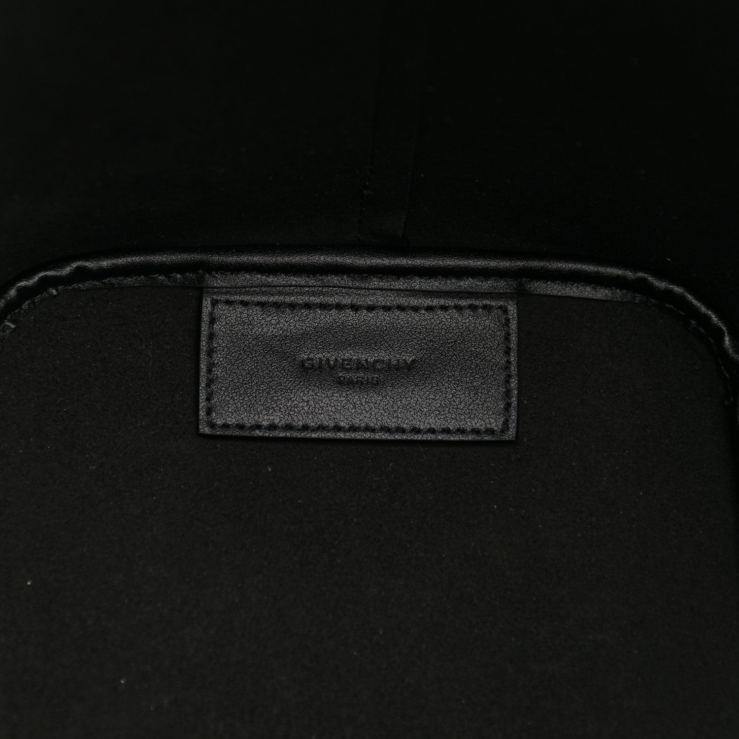 Givenchy Smooth Calfskin Logo Chain Wing Shopper Tote Black White 7 of 11