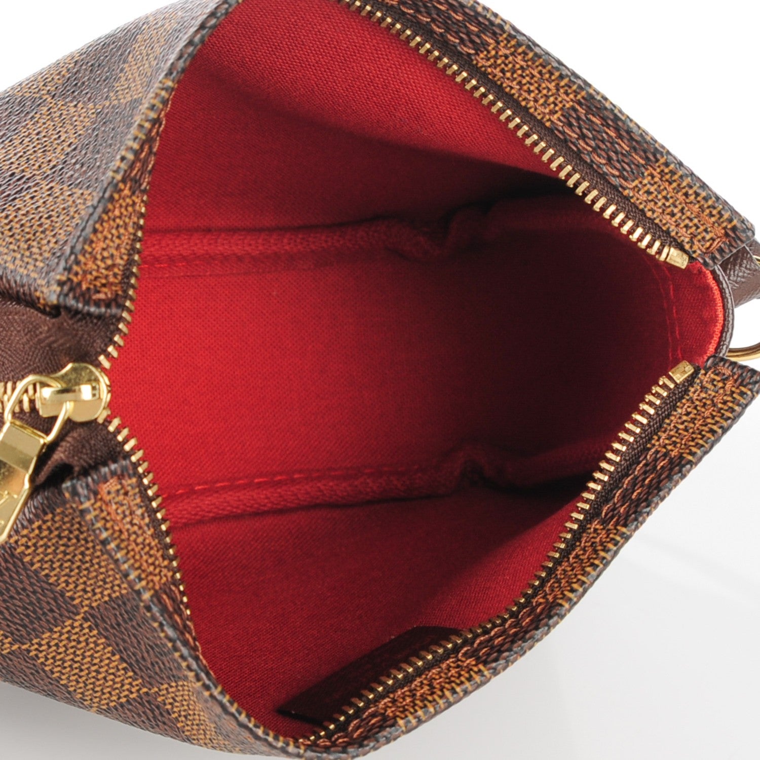 Louis Vuitton Damier Ebene Trousse Make Up Bag Pochette 5 of 7
