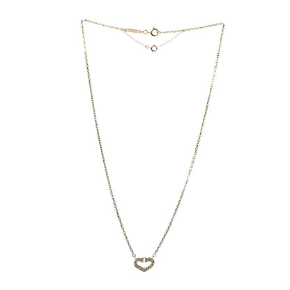 Cartier 18K Yellow Gold Diamond Hearts And Symbols Pendant Necklace 3 of 7