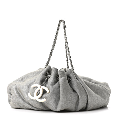 Chanel Jersey Melrose Cabas Grey 1 of 10