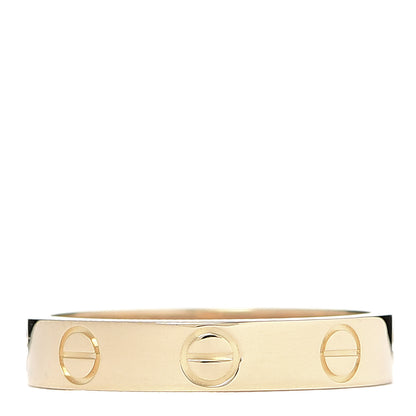 Cartier 18K Yellow Gold 3.5mm LOVE Wedding Band Ring 51 5.75 1 of 5