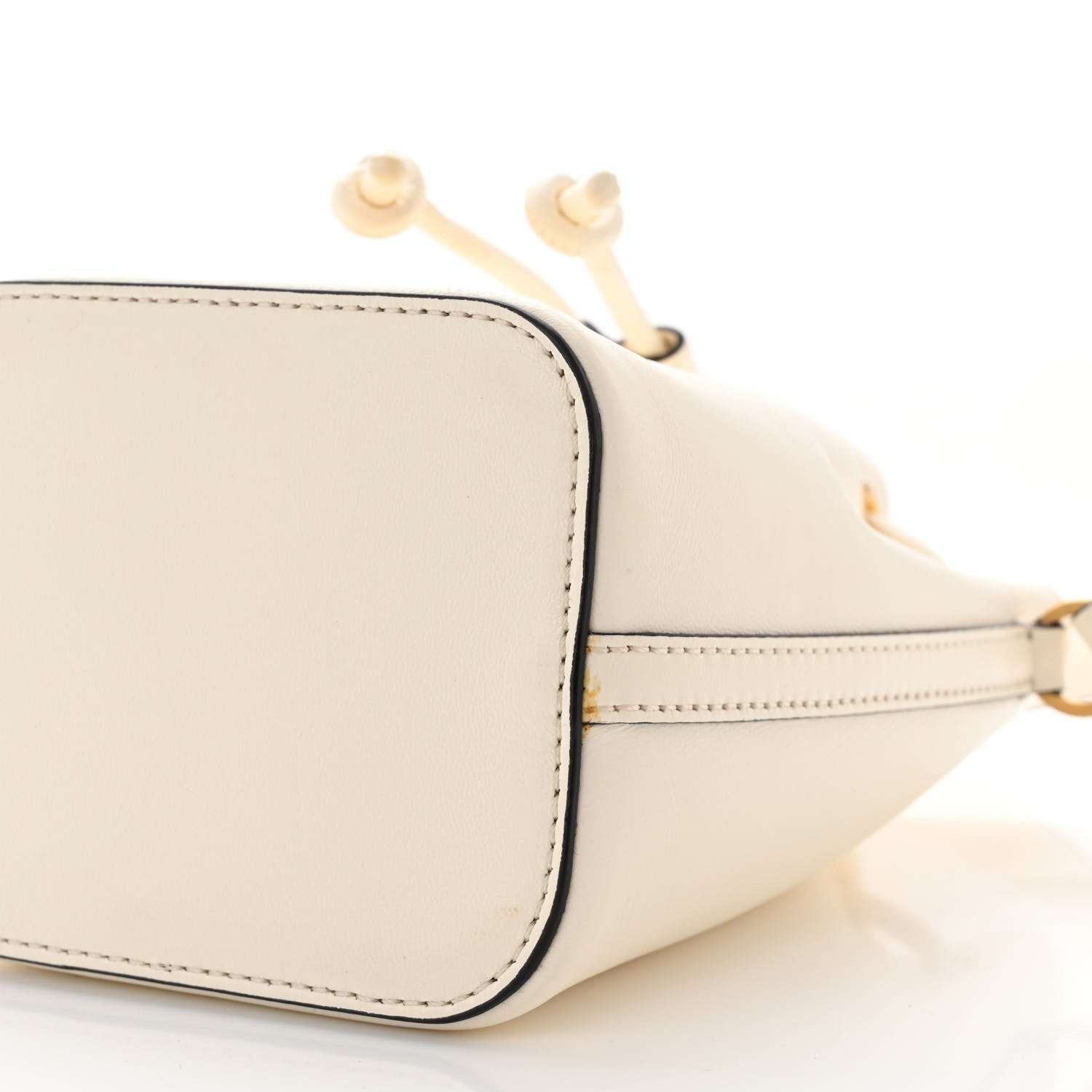 Valentino Garavani Nappa Mini VLogo Signature Bucket Bag Light Ivory 9 of 10