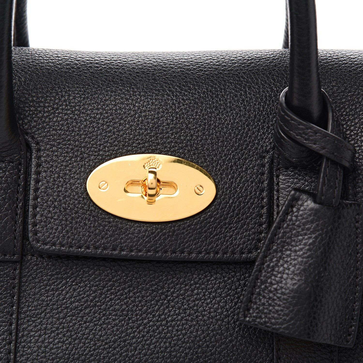 Mulberry Natural Vegetable Tanned Small Bayswater Black 9 of 9