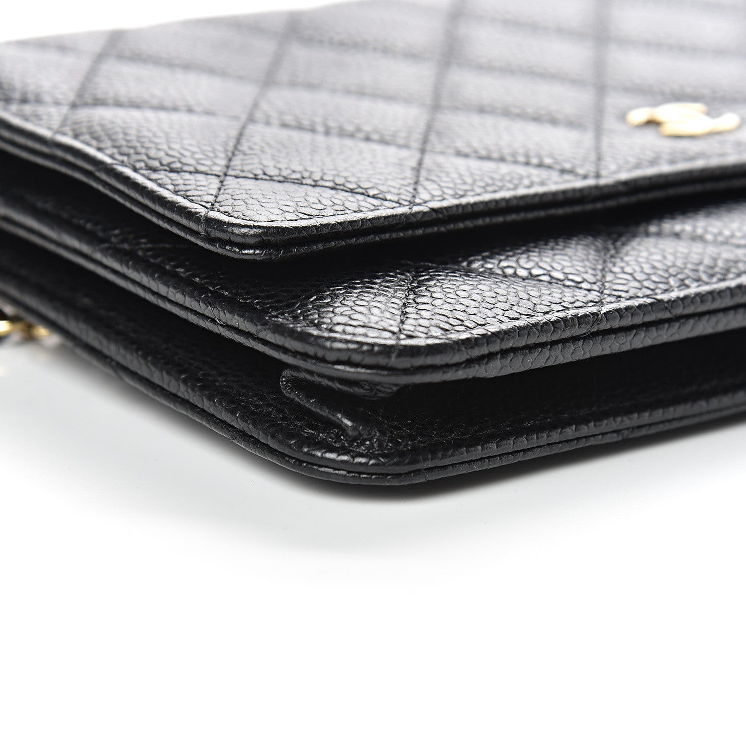 Chanel Caviar Quilted Wallet On Chain WOC Black 9 of 13