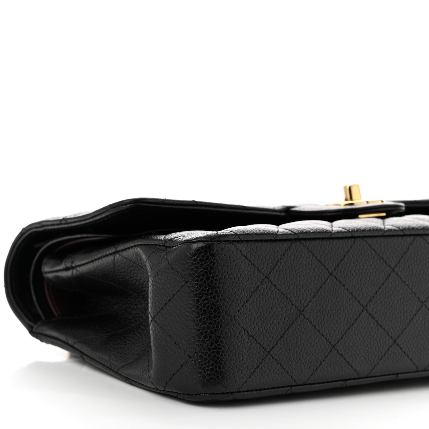 Chanel Caviar Quilted Medium Double Flap Black 9 of 11