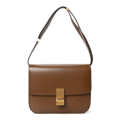 Celine Smooth Calfskin Medium Classic Box Flap Bag Light Camel 1 of 10