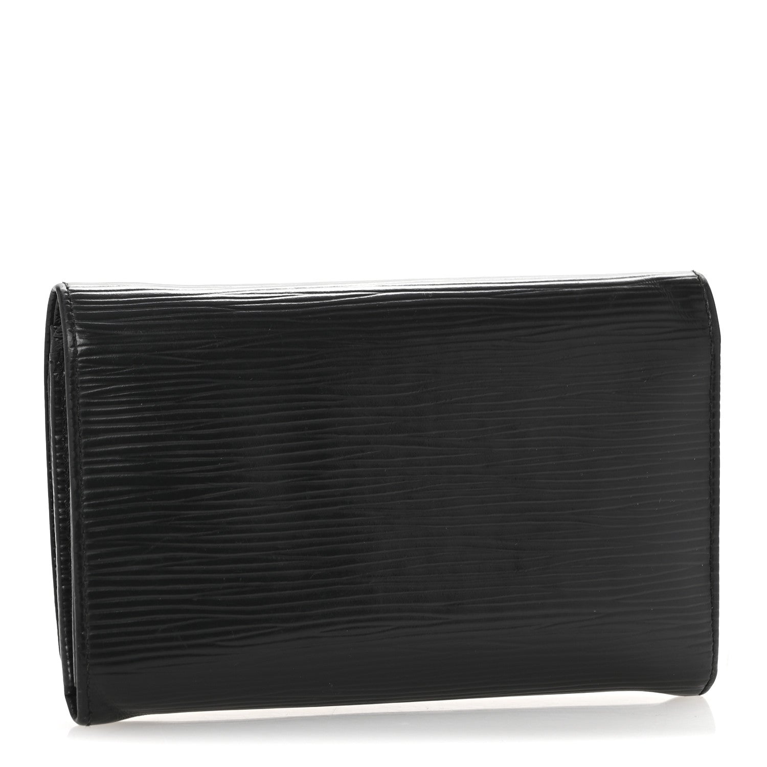 Louis Vuitton Epi Porte-Monnaie Billets Tresor Wallet Black 3 of 11