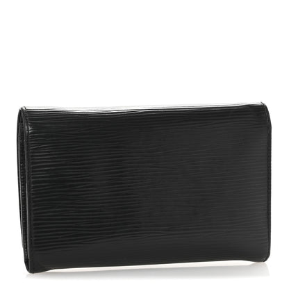Louis Vuitton Epi Porte-Monnaie Billets Tresor Wallet Black 3 of 11