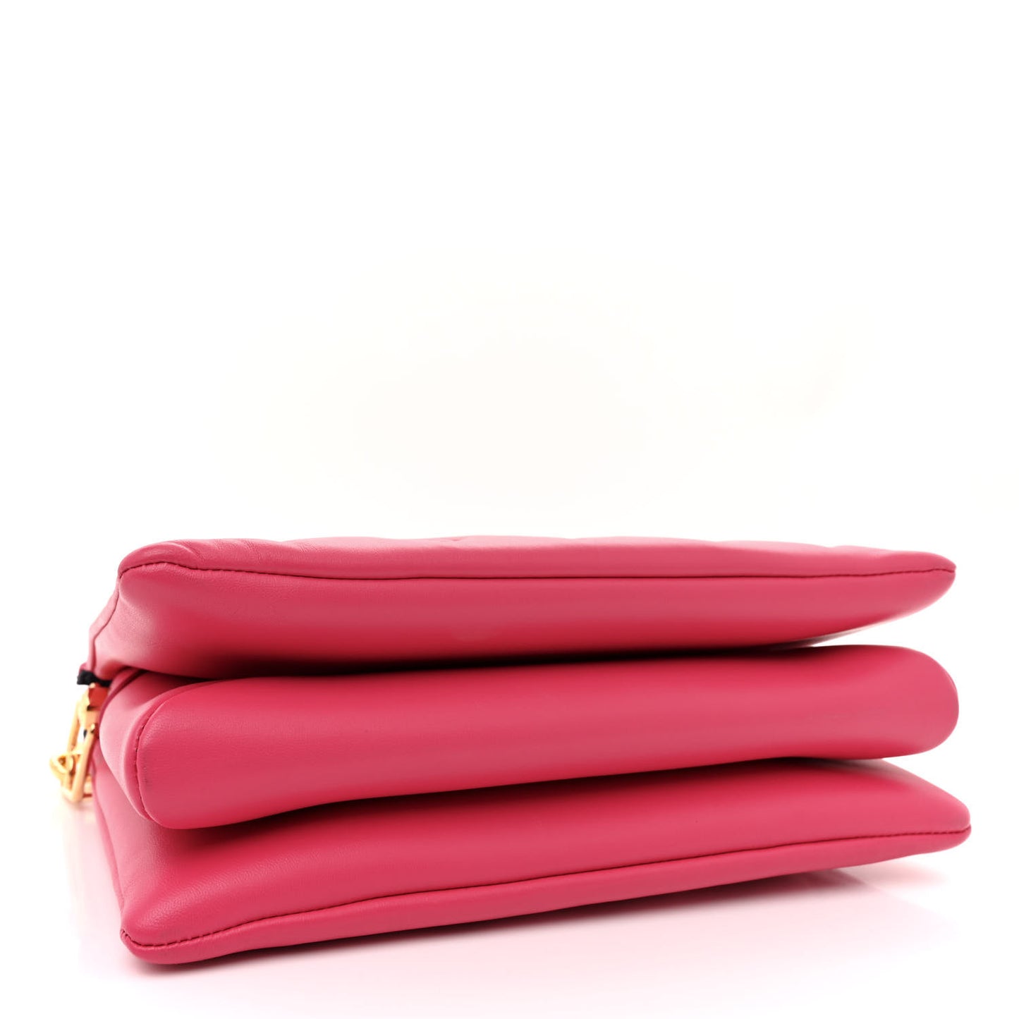 Lambskin Embossed Monogram Coussin PM Rose Bougainvillier Pink