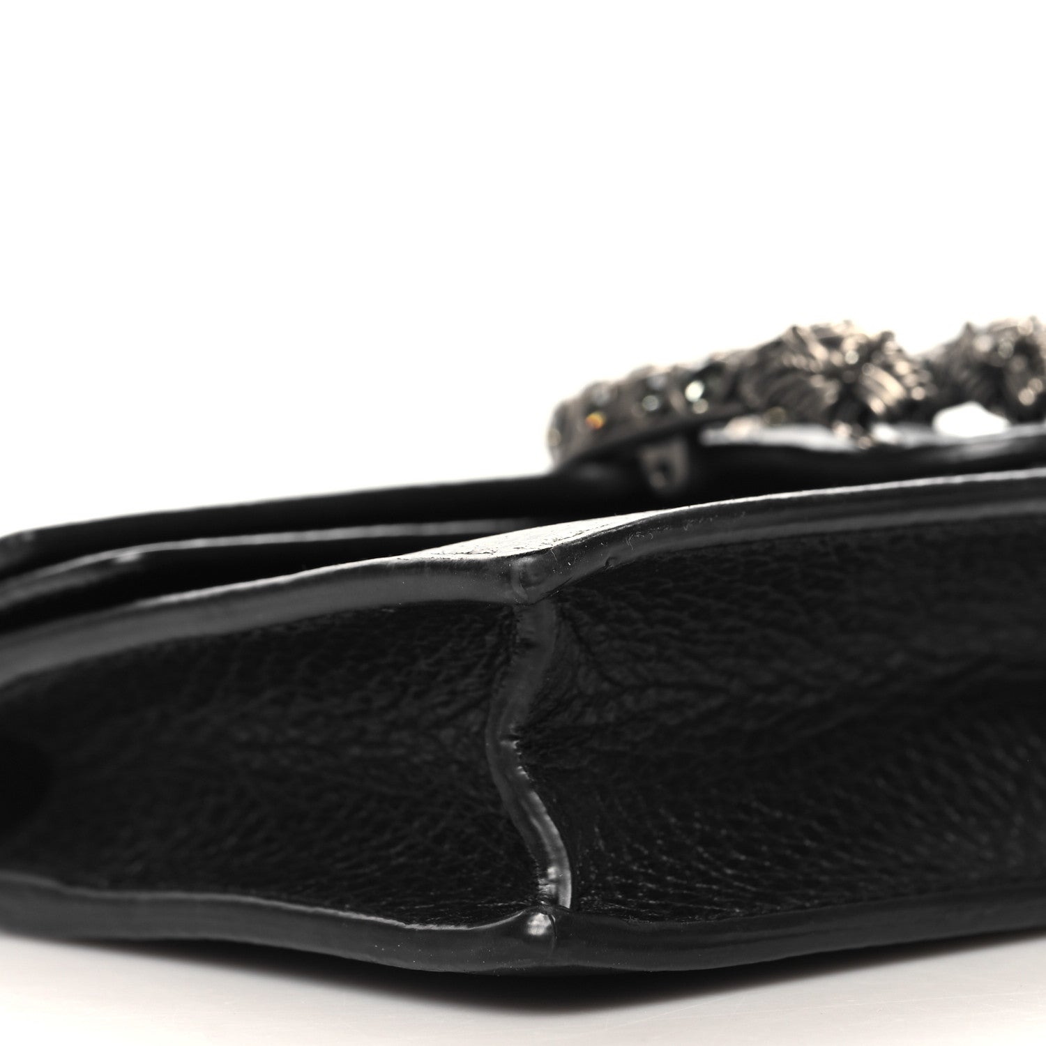 Gucci Calfskin Super Mini Dionysus Shoulder Bag Black 8 of 9