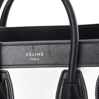 Celine Grained Baby Calfskin Nubuck Nano Tri-Color Luggage White 10 of 23