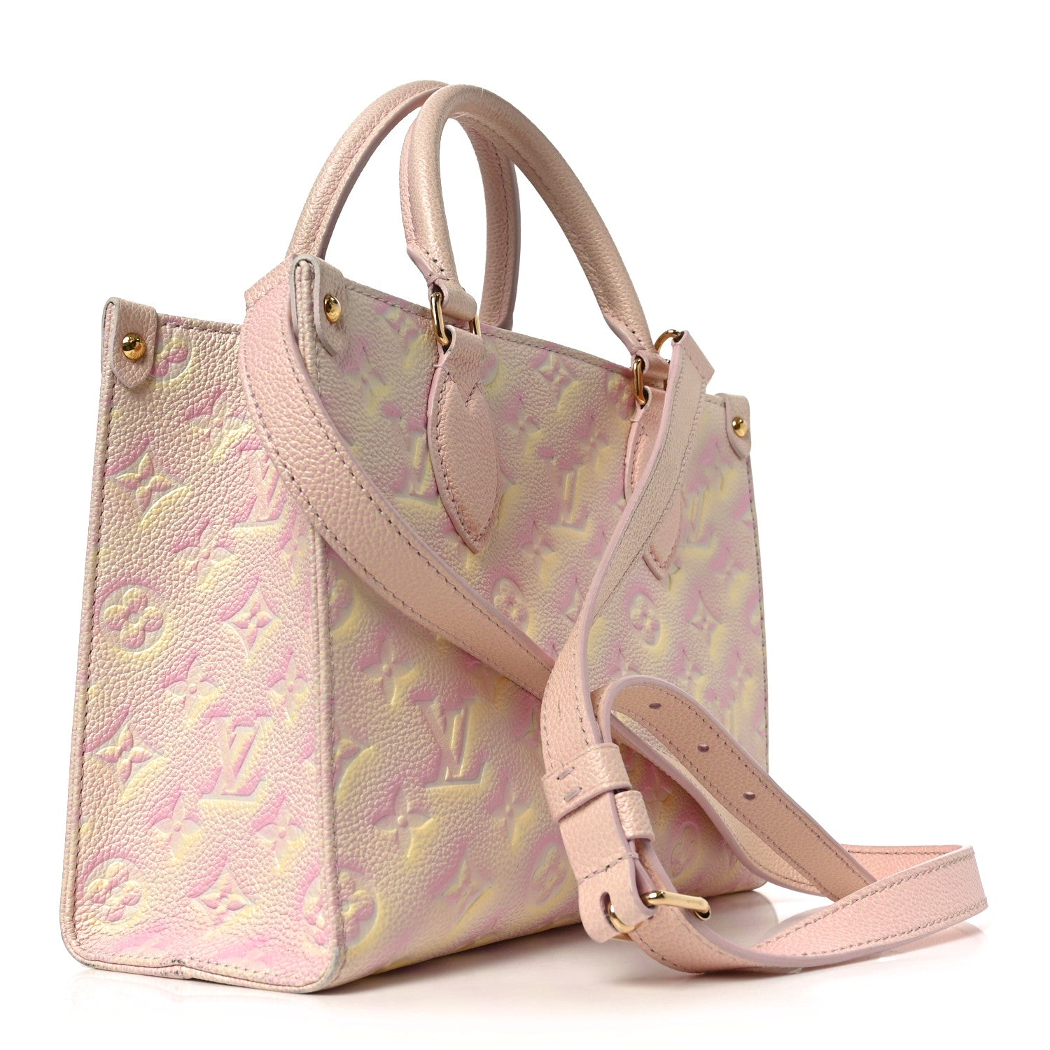 Louis Vuitton Empreinte Monogram Summer Stardust Onthego PM Pink 3 of 10