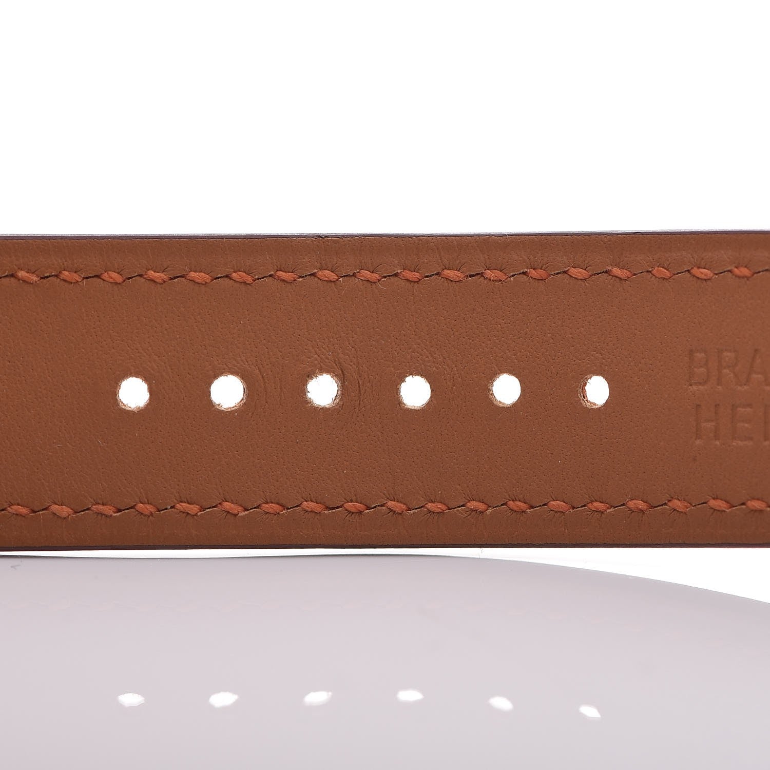Hermes Stainless Steel Swift 29mm Cape Cod Double Tour Quartz Watch Orange 11 of 12