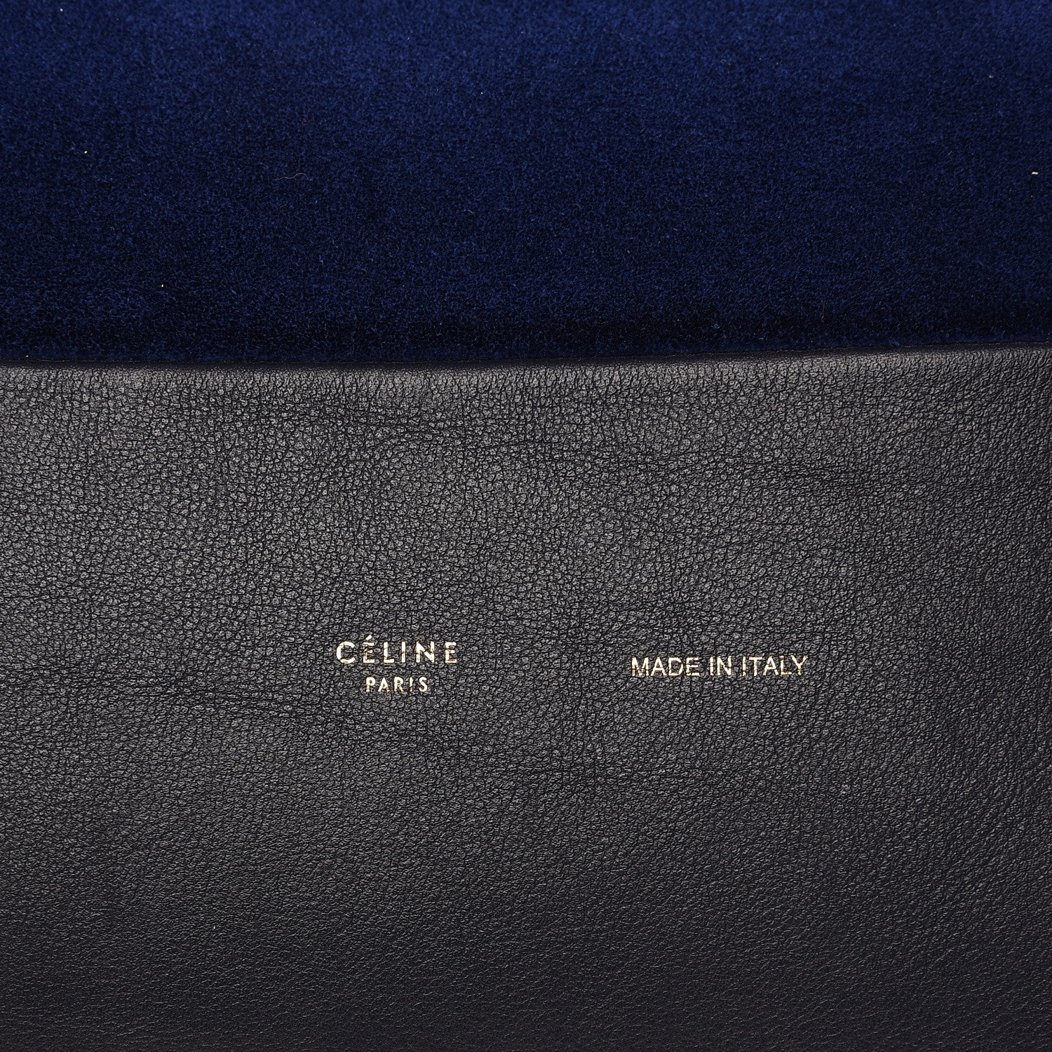 Celine Baby Calfskin All Soft Shoulder Bag Ink 7 of 17