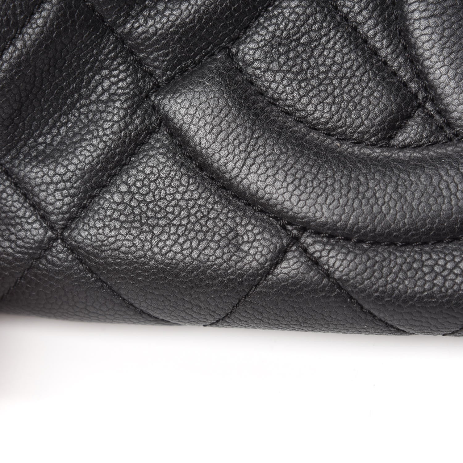 Chanel Caviar Quilted CC Timeless Soft Tote Black 10 of 17