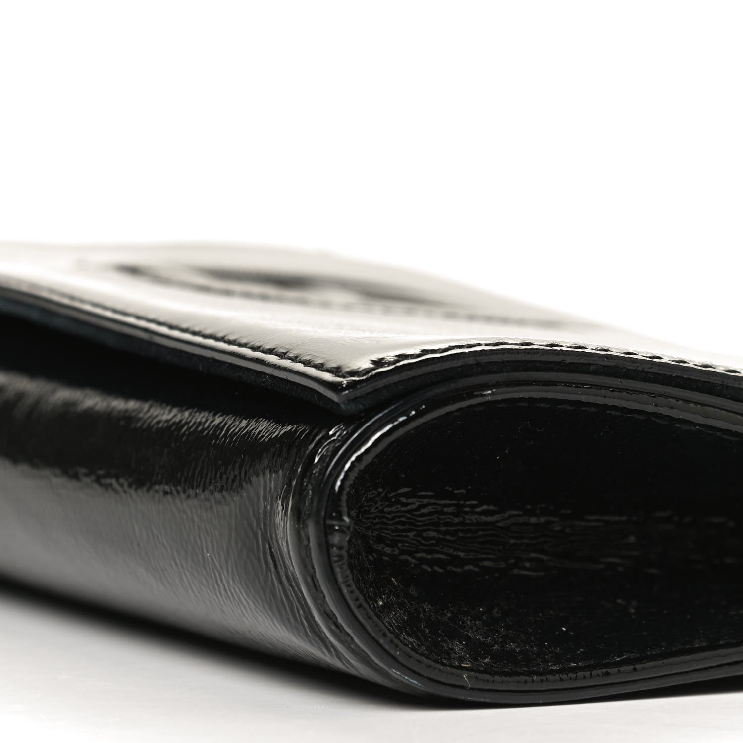 Gucci Soft Patent Medium Soho Clutch Black 10 of 13