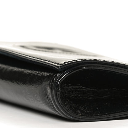 Gucci Soft Patent Medium Soho Clutch Black 10 of 13