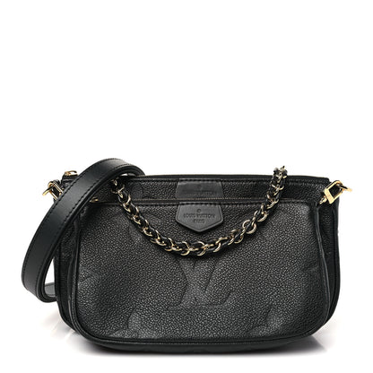 Louis Vuitton Empreinte Monogram Giant Multi Pochette Accessories Black 1 of 10