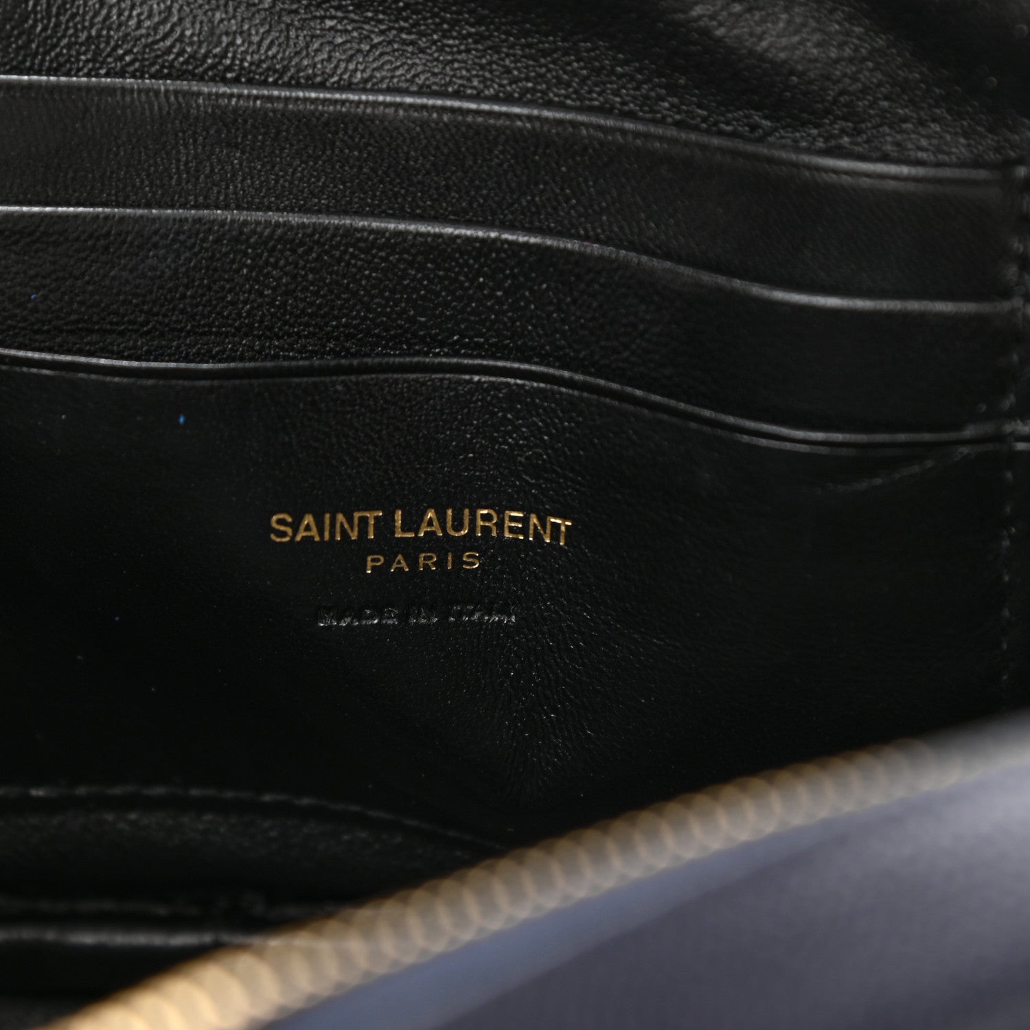 Saint Laurent Grain De Poudre Matelasse Monogram Mini Lou Camera Bag Navy 6 of 11