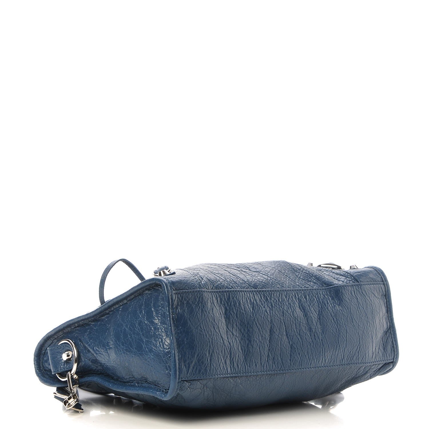 Balenciaga Agneau Classic Silver Hardware S City Bleu Profond 5 of 8