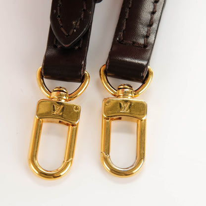 Louis Vuitton Calfskin 12mm Adjustable Shoulder Strap Brown 4 of 4