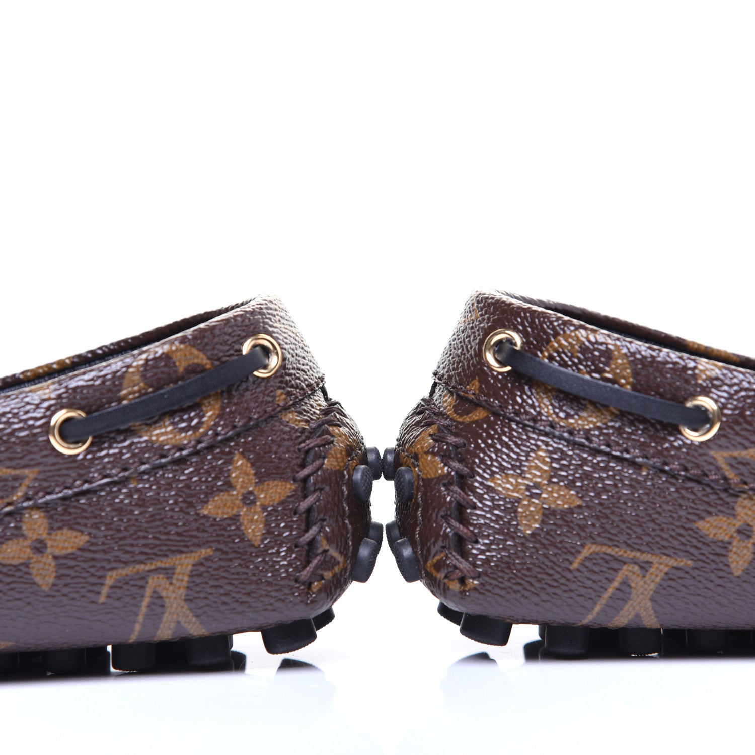 Louis Vuitton Patent Reverse Monogram Gloria Loafers 39 12 of 13