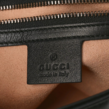 Gucci Calfskin Matelasse Studded Small Pearly GG Marmont Shoulder Bag Black 6 of 10