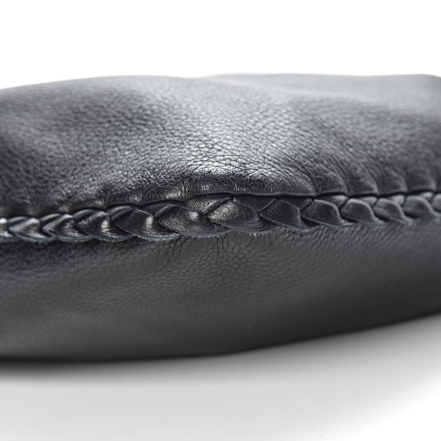 Cervo Braided Small Veneta Hobo Black