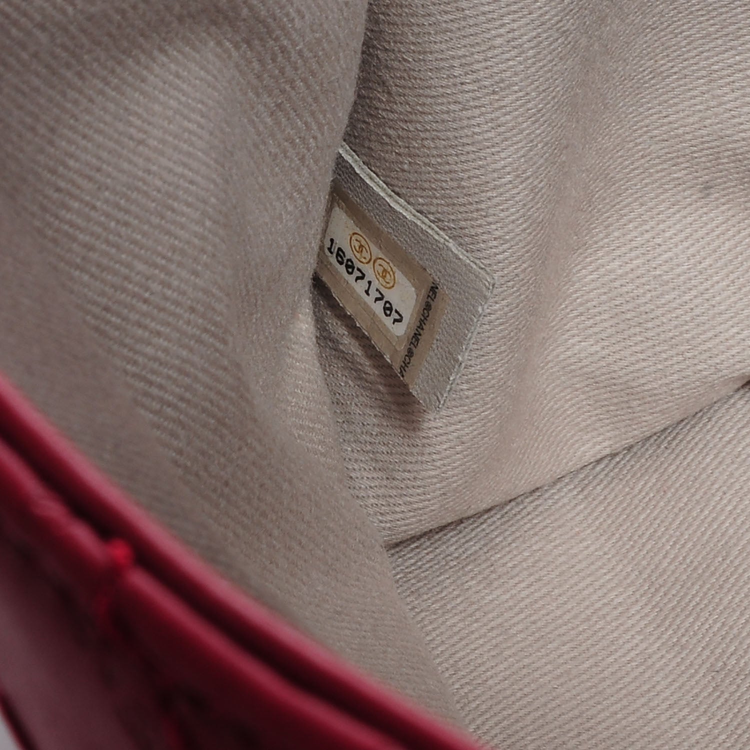 Chanel Calfskin CC Crave Reissue Jumbo Flap Light Red 7 of 9