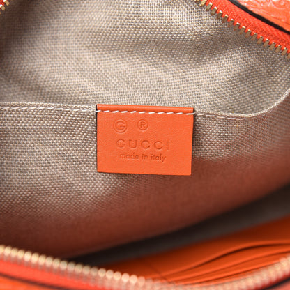 Gucci Soft Microguccissima Mini Bree Messenger Bag Sun Orange 6 of 11