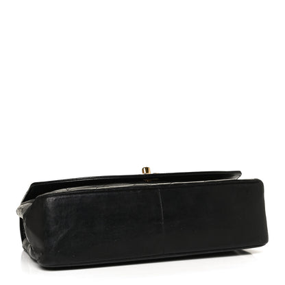 Chanel Lambskin Quilted Medium Single Flap Black 4 of 10