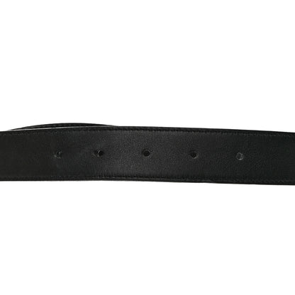 Saint Laurent Calfskin Heart Belt 75 30 Black 5 of 7