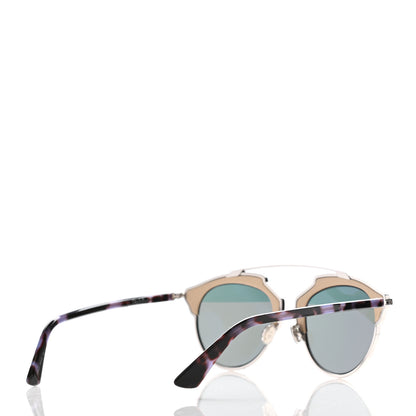 Christian Dior Metal Lambskin So Real Sunglasses Beige 4 of 9
