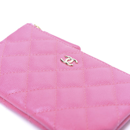 Chanel Caviar Quilted Small Cosmetic Case Pink 10 of 11