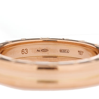 Bulgari 18K Rose Gold B.Zero1 One-Band Ring 63 10.25 3 of 6