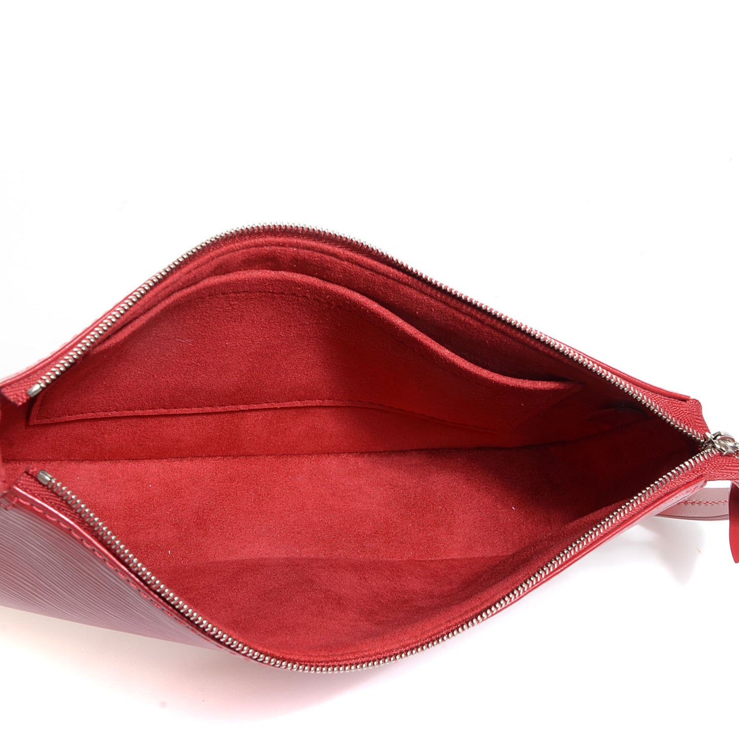 Epi Pochette Accessories NM Carmine