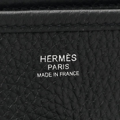 Hermes Taurillon Clemence EVELYNE III PM Bleu Nuit 6 of 12