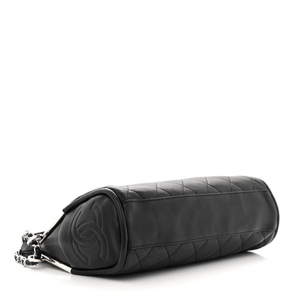 Chanel Lambskin Stitched Medium Ultimate Soft Tote Black 4 of 11
