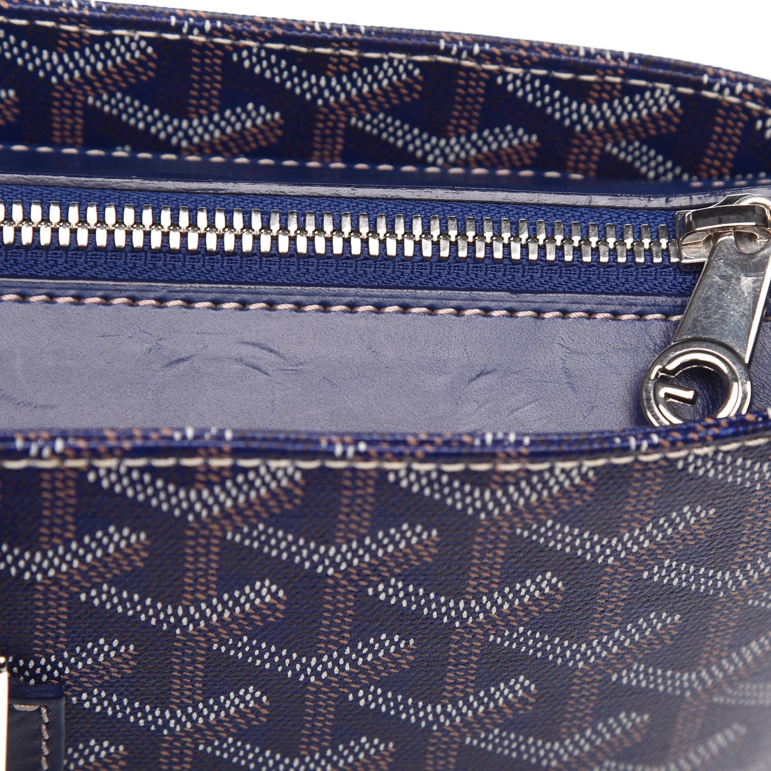 Goyard Goyardine Sac Marie Galante GM Navy 10 of 10