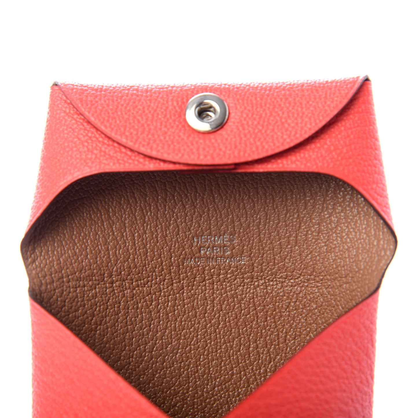 Chevre Mysore Bastia Verso Coin Purse Rose Texas Quebracho